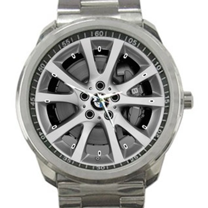 BMW 1 Series Car Tyre Unisex Sport Metal Watch