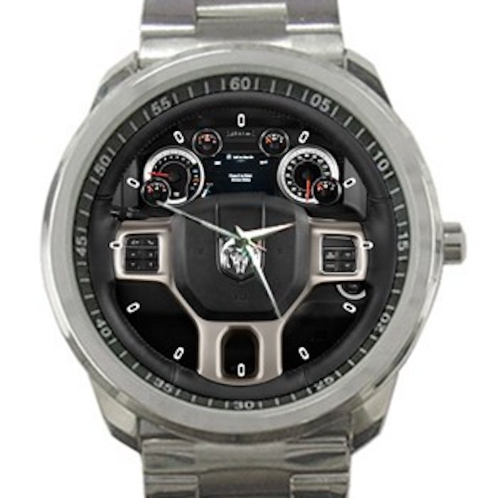 2013 Dodge Ram Steering Wheel Unisex Sport Metal Watch