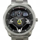 Lotus Esprit Steering Wheel Unisex Sport Metal Watch