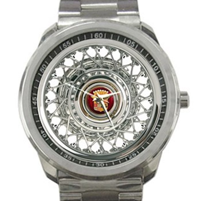 Cadillac Eldorado Car Tyre Unisex Sport Metal Watch