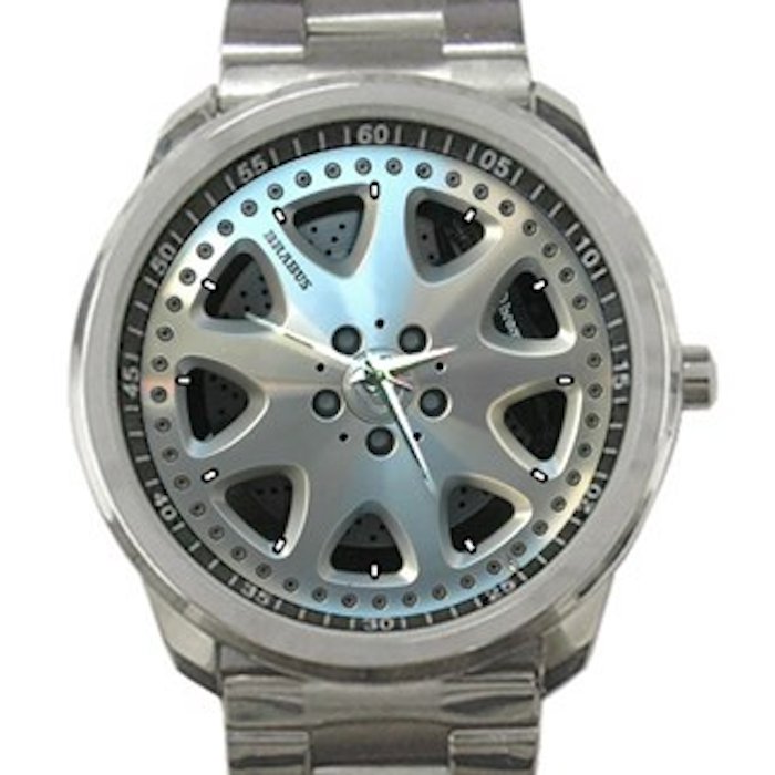 Mercedes Benze E420 Car Tyre Unisex Sport Metal Watch