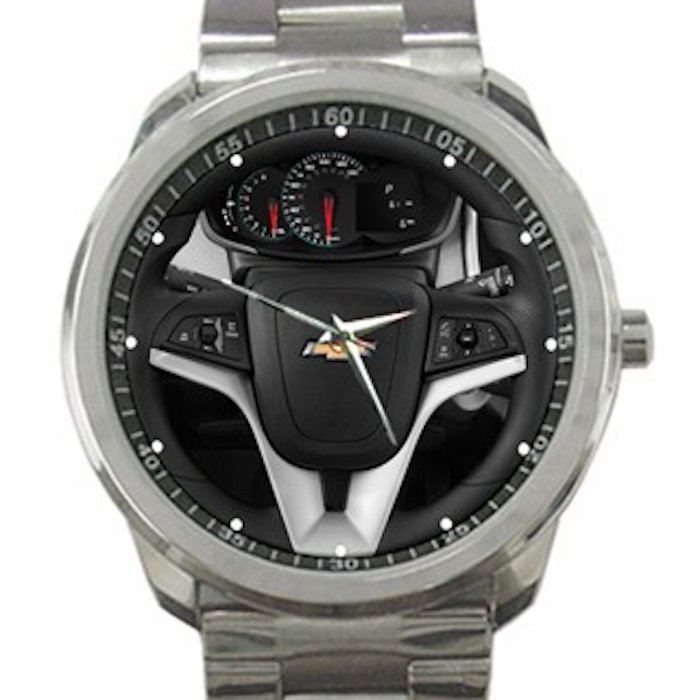 2017 Chevrolet Chevy Sonic Steering Wheel Unisex Sport Metal Watch