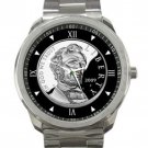 Abraham Lincoln 2009 Silver Coin Unisex Sport Metal Watch