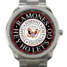 Ramones Hey! Ho! Let's Go Unisex Sport Metal Watch