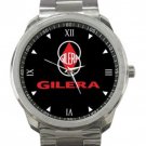 Gilera Motorcycle Logo Unisex Sport Metal Watch
