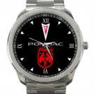 Pontiac Fiero Gt car Logo Unisex Sport Metal Watch
