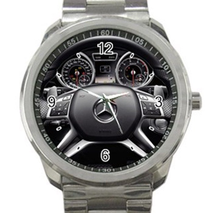 2013 Mercedes Benz ML 63 AMG Steering Wheel Unisex Sport Metal Watch