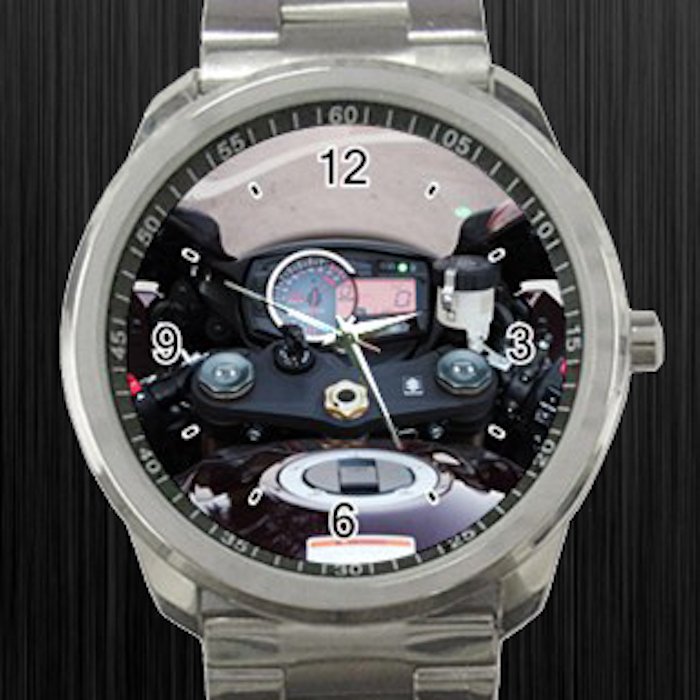 2009 Suzuki GSX R1000 Cockpit Motorcycle Unisex Sport Metal Watch