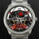 Aprilia RSV4 Factory Cockpit Motorcycle Unisex Sport Metal Watch