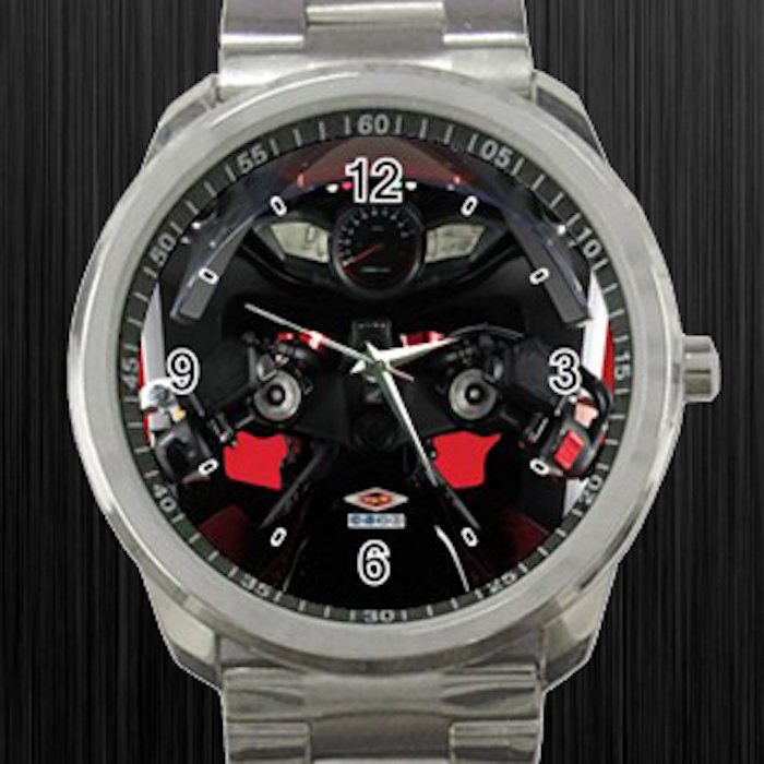 Honda VFR1200F Cockpit Motorcycle Unisex Sport Metal Watch