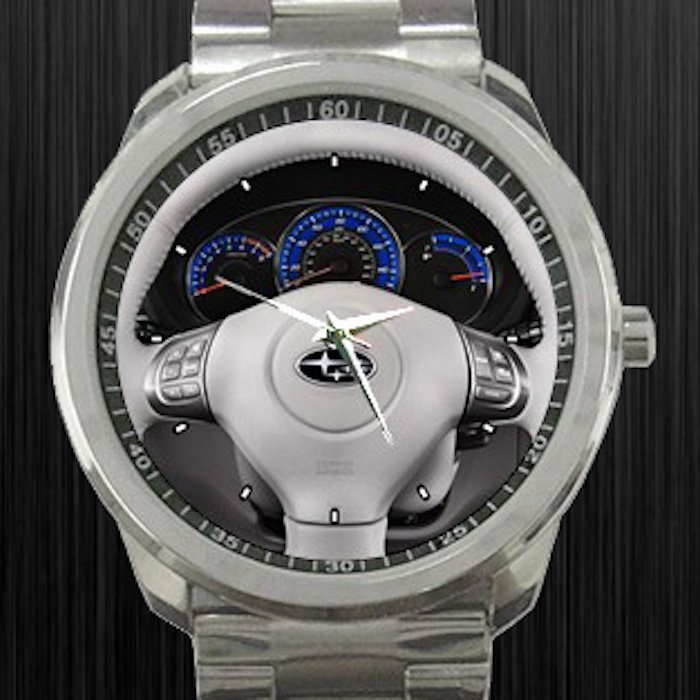 2009 Subaru Forester Steering Wheel Unisex Sport Metal Watch