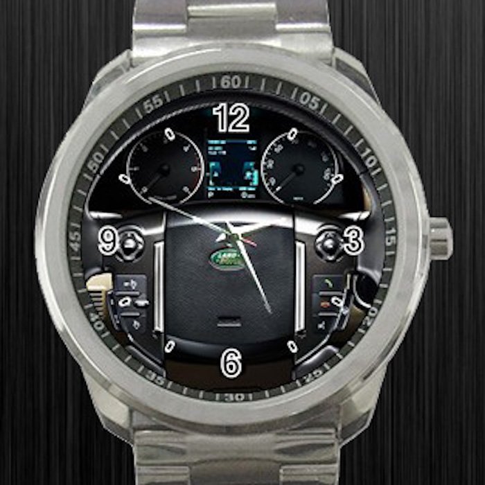 2010 Land Rover LR4 Steering Wheel Unisex Sport Metal Watch