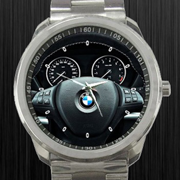 2011 BMW X5 SAV Steering Wheel Unisex Sport Metal Watch