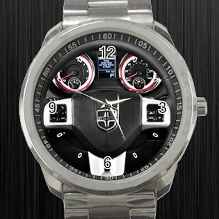 2011 Dodge Durango Steering Wheel Unisex Sport Metal Watch