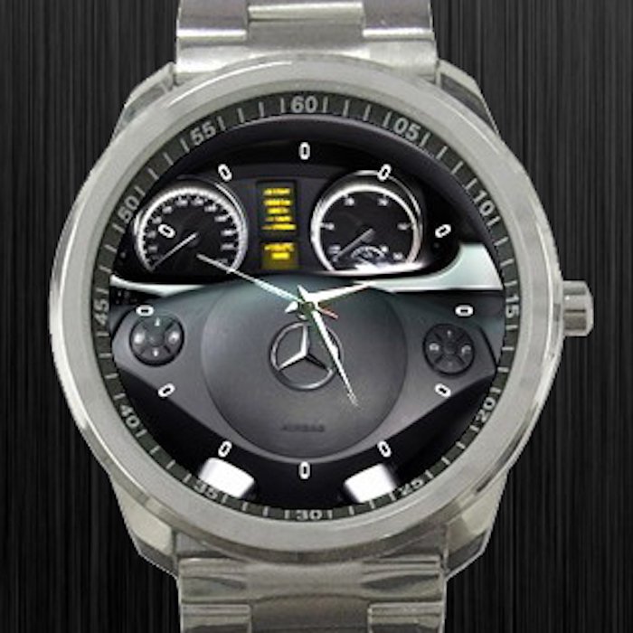 2011 Mercedes Benz Viano Steering Wheel Unisex Sport Metal Watch