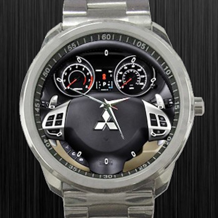 2011 Mitsubishi Outlander Steering Wheel Unisex Sport Metal Watch
