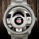 2012 Fiat 500 2 Door Steering Wheel Unisex Sport Metal Watch