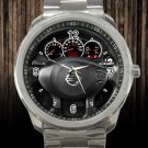 2012 Nissan Altima 2 Door Coupe I4 CVT 2.5 S Angular Steering Wheel Unisex Sport Metal Watch
