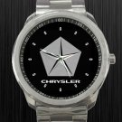 New Chrysler LLC Pentastar Logo Car Unisex Sport Metal Watch