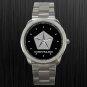 New Chrysler LLC Pentastar Logo Car Unisex Sport Metal Watch
