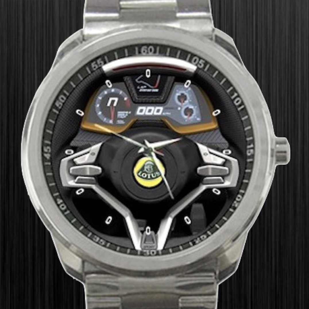 2015 Lotus Elise Power Steering Wheel Unisex Sport Metal Watch