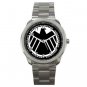 Avengers Shield Black & White Logo Unisex Sport Metal Watch