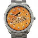 Baltimore Orioles MLB Baseball Team Unisex Sport Metal Watch