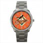 Baltimore Orioles MLB Baseball Team Orange Logo Unisex Sport Metal Watch