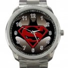Batman Logo Superhero Justice League Unisex Sport Metal Watch