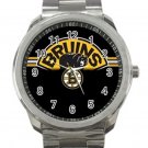 Boston Bruins NHL Ice Hockey Teams Logo 2 Unisex Sport Metal Watch
