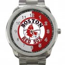 Boston Red Sox MLB Baseball Team Logo 2 Unisex Sport Metal Watch