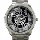 Brooklyn Nets NBA Basketball Team Logo 1 Unisex Sport Metal Watch