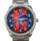 Buffalo Bills NFL Football Team Logo 2 Unisex Sport Metal Watch