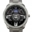 2018 Ford Mustang Steering Wheel Unisex Sport Metal Watch