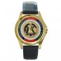 Armor of God Pray Always Military Challenge Unisex Round Gold Metal Watch