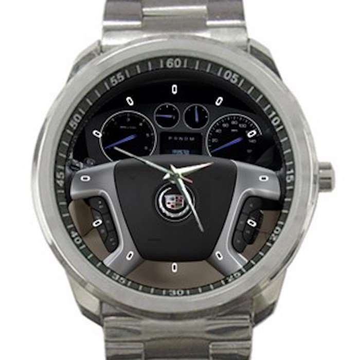 2014 Cadillac Escalade Steering Wheel Unisex Sport Metal Watch