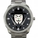 V For Vendetta Unisex Sport Metal Watch