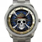 Nice One Piece Skeleton Unisex Sport Metal Watch