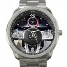 2019 Mercedes Benze Steering Wheel Unisex Sport Metal Watch