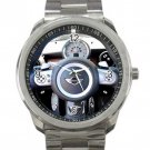 Mini Cooper Steering Wheel Design 1 Unisex Sport Metal Watch
