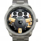 Rolls Royce Phantom Brown Steering Wheel Unisex Sport Metal Watch