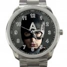 Captain America Avengers Chris Evans Unisex Sport Metal Watch
