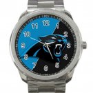 Carolina Panthers NFL Football Team  Logo 1 Unisex Sport Metal Watch