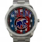 Chicago Cubs MLB Baseball Team Logo 2 Unisex Sport Metal Watch