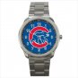 Chicago Cubs MLB Baseball Team Logo 3 Unisex Sport Metal Watch