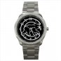 Chicago Cubs MLB Baseball Team Black & White Logo Unisex Sport Metal Watch