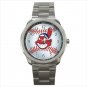Cleveland Indians MLB Baseball Team Logo 2 Unisex Sport Metal Watch