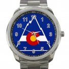 Colorado Rockies MLB Baseball Team Unisex Sport Metal Watch