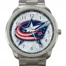 Columbus Blue Jackets NHL Ice Hockey Unisex Sport Metal Watch