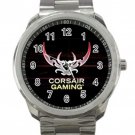 Corsair Gaming Logo Unisex Sport Metal Watch